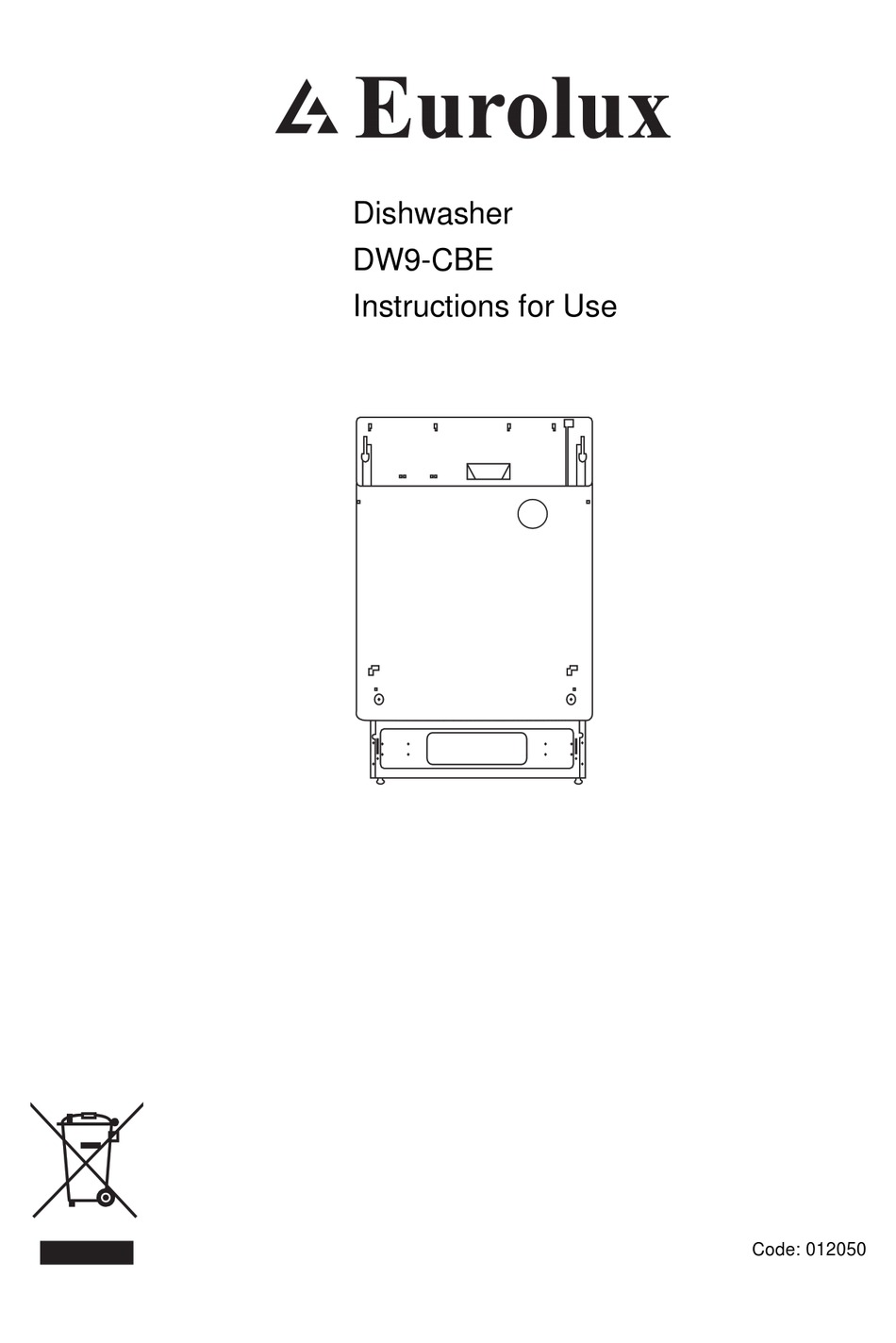 integrated dishwasher dw009 manual